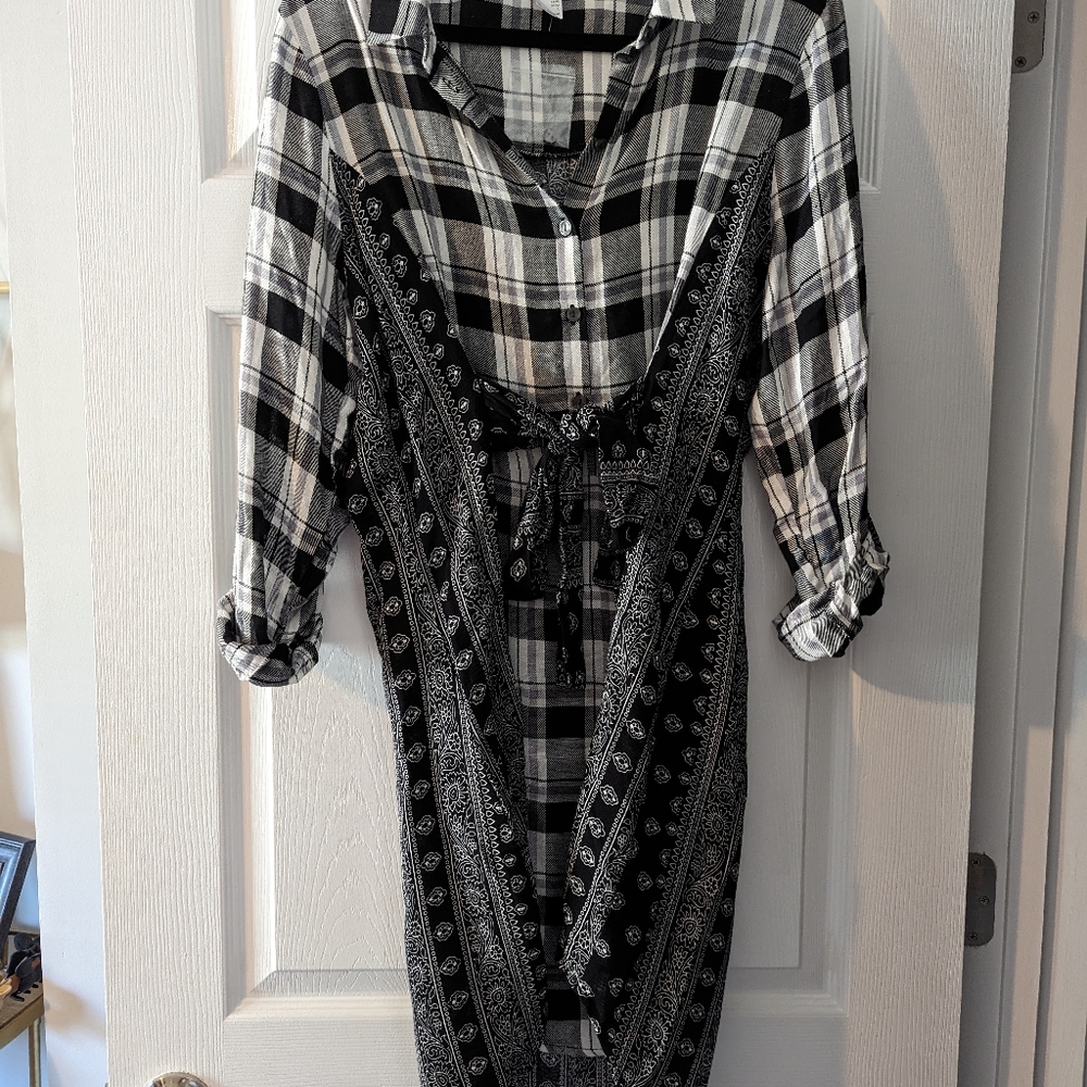 Venus Plaid and Paisley Tunic
